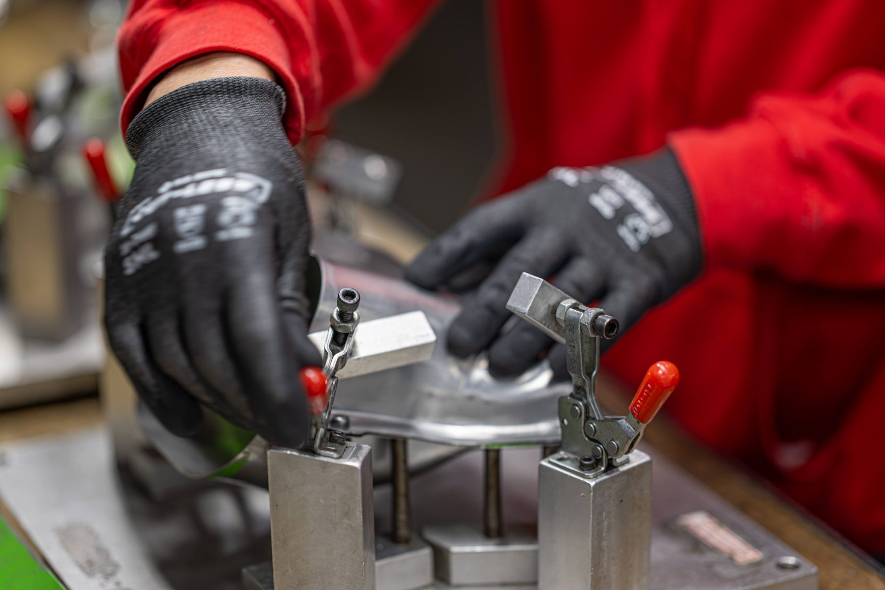 Big Rapids Products plant floor with stamping presses