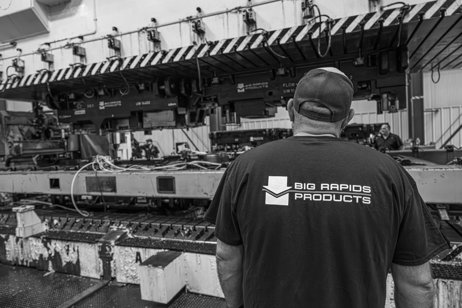 Big Rapids Products team member at work